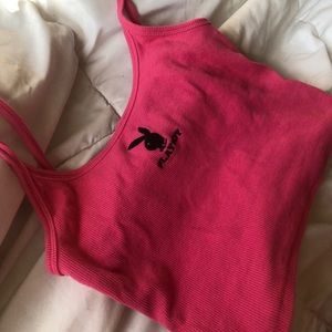 sold on depop PLAYBOY pink crop top
